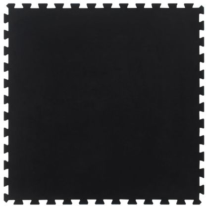 Гумена подова плочка черна 12 мм 100x100 см