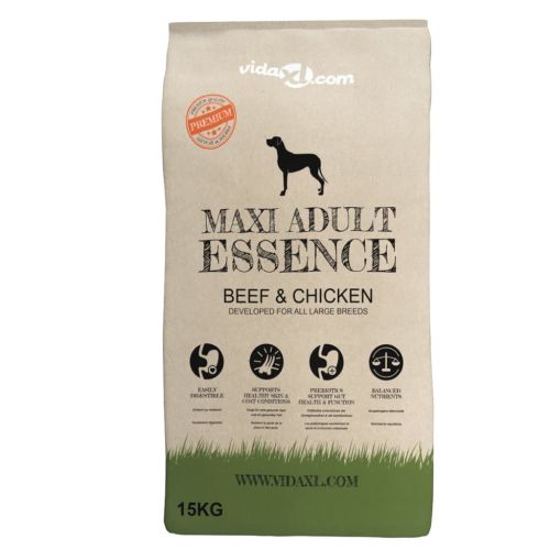 Премиум храна за кучета Maxi Adult Essence Beef &amp; Chicken 15 кг