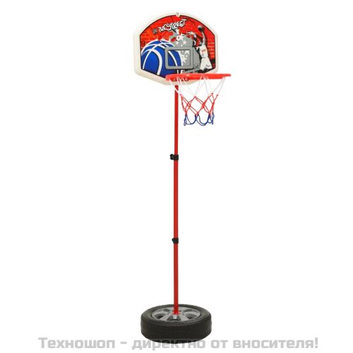 Детски комплект за баскетбол, регулируем, 120 см