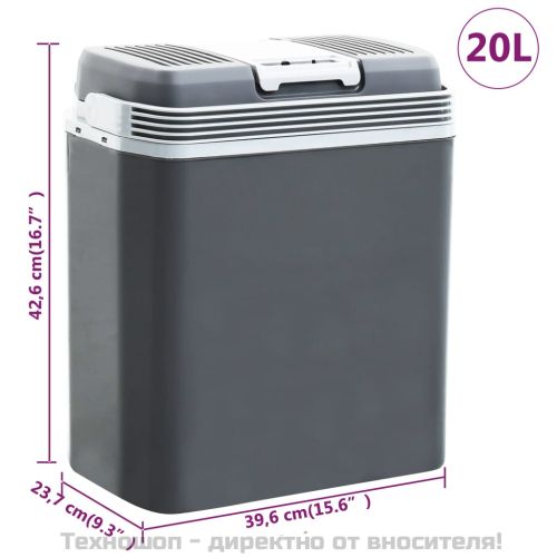 Преносима термоелектрическа хладилна кутия 20 л 12 V 230 V E