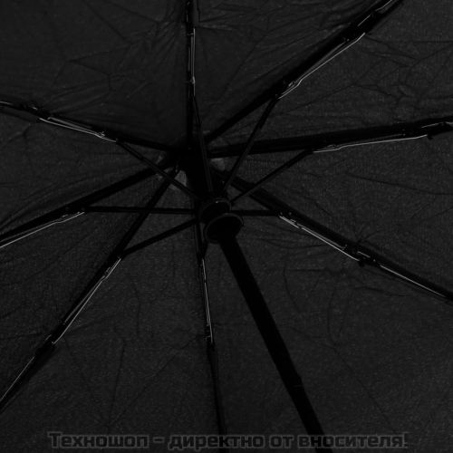 Автоматичен сгъваем чадър черен 95 см