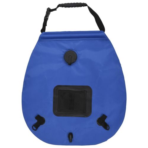 Къмпинг чанта за душ синя 20 л PVC