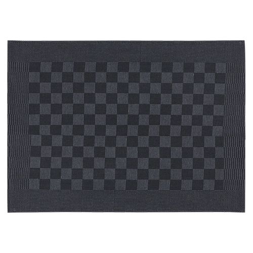 Кухненски кърпи 20 бр черно и сиво 50x70 см памук