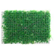  Ограда от изкуствени папратови листа 6 бр зелена 40x60 см
