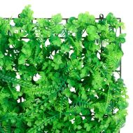  Ограда от изкуствени папратови листа 6 бр зелена 40x60 см