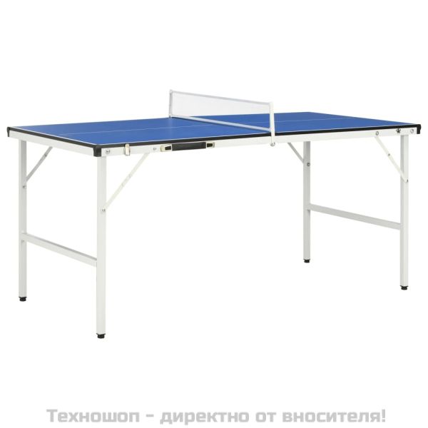 Тенис маса с мрежа, 5 фута, 152x76x66 см, синя