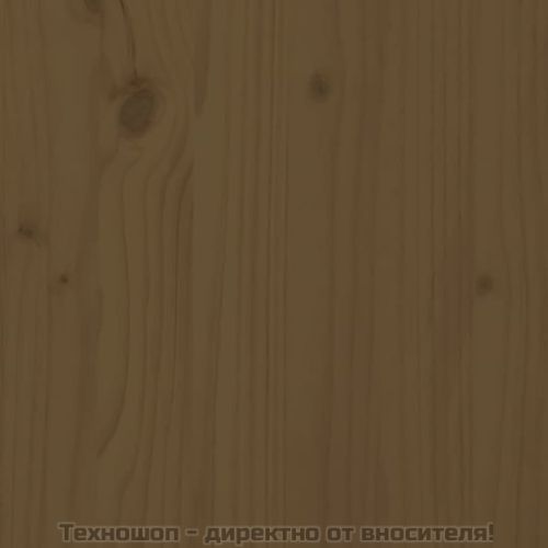 Поставка за дърва за огрев меденокафява 60x25x100 см бор масив