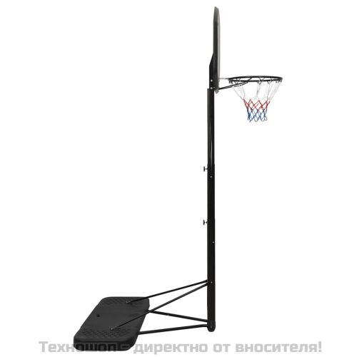 Баскетболна стойка черна 258-363 см полиетилен