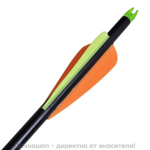 Стандартни стрели за съставен лък 30" 0,8 см, 12 бр, фибростъкло