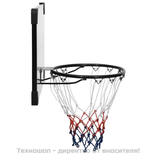 Баскетболно табло, прозрачно, 71x45x2,5 см, поликарбонат
