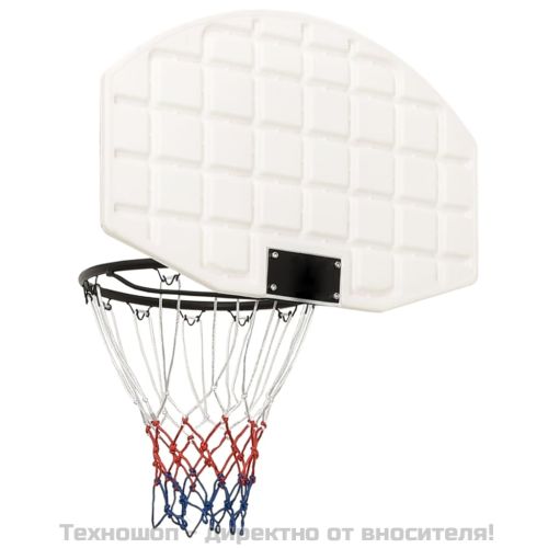 Баскетболно табло бяло 71x45x2 см полиетилен