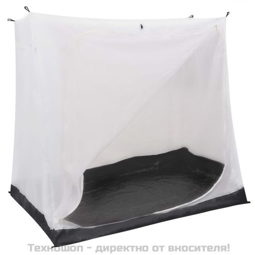 Универсална вътрешна палатка, сива, 200x135x175 см