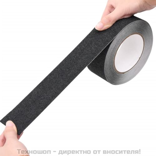 Противоплъзгаща лента черна 0,05x10 м PVC