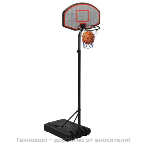 Баскетболна стойка черна 237-307 см полиетилен
