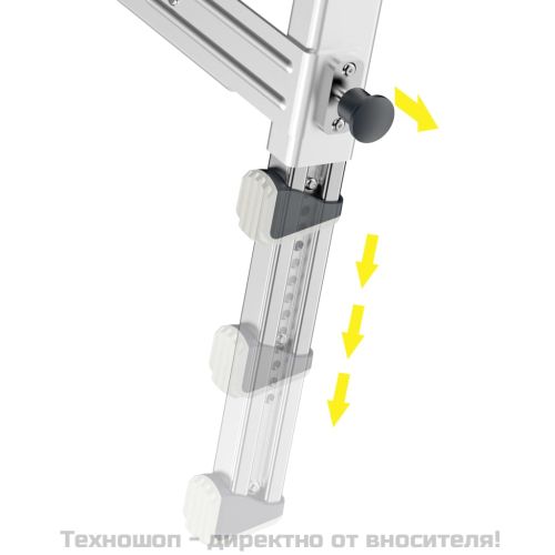 Hailo Работна платформа за стълби TP1, алуминий