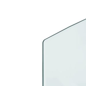 Стъклена подложка за камина, 120x50 см