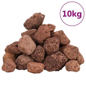 Вулканични камъни 10 кг червени 3-5 см