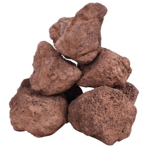 Вулканични камъни 10 кг червени 10-30 см