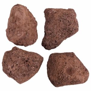 Вулканични камъни 10 кг червени 10-30 см