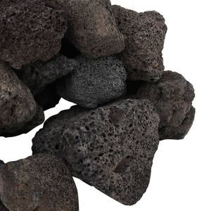 Вулканични камъни 10 кг черни 5-8 см