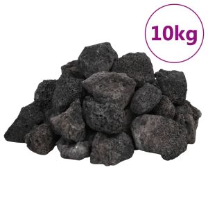 Вулканични камъни 10 кг черни 3-5 см