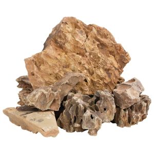 Драконови камъни 25 кг кафяви 5-30 см