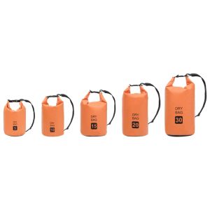 Суха торба, оранжева, 5 л, PVC